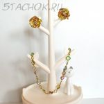 Клипсы и браслет "Нежность" (Avon США)