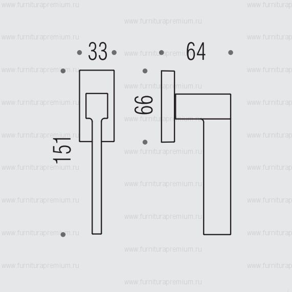Оконная ручка Colombo Zelda MM12 DK/SM