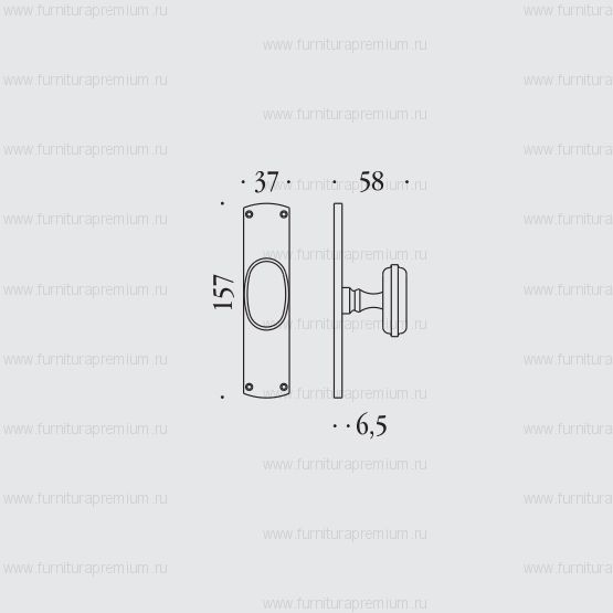 Оконная ручка Colombo Accademia KAC12B