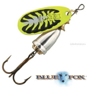 Блесна вертушка Blue Fox Vibrax Fluorescent N4 10 гр / цвет: YT