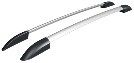 Рейлинги на Нива 4x4L, серебристые