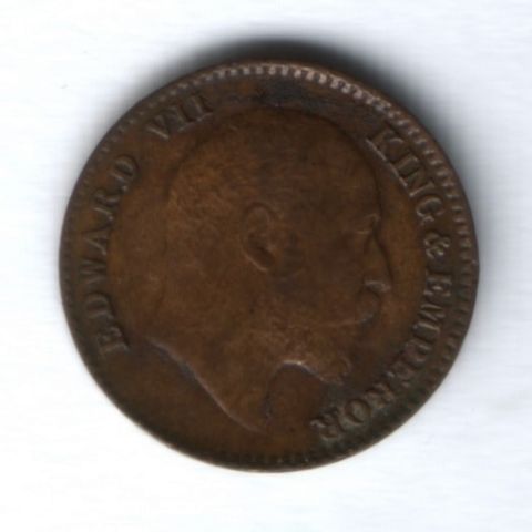 1/12 анны 1910 г. Индия