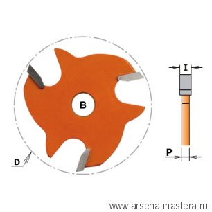 Диск пазовый для концевой фрезы D47,6 I6,4 B8,0 CMT 822.364.11