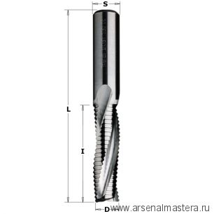 Фреза спиральная монолитная 16 x 35 x 90 Z3R S16 RH CMT 195.161.11