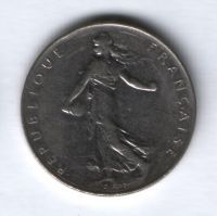 1 франк 1975 г. Франция