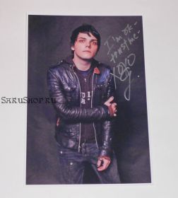 Автограф: Джерард Уэй. My Chemical Romance