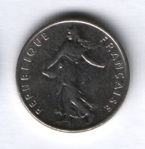 1/2 франка 1973 г. Франция