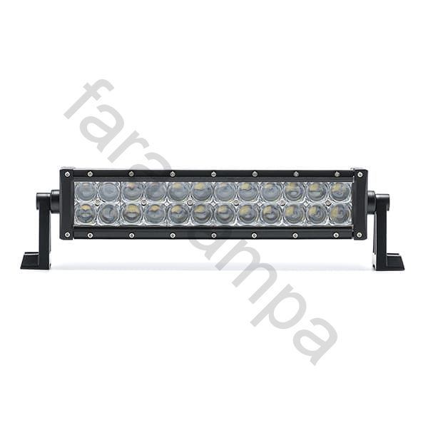 Диодная балка с линзами дальнего света 72 ватта