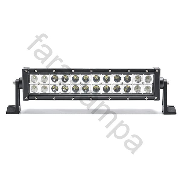 Светодиодная балка двухрядная дальний ближний 72 ватта