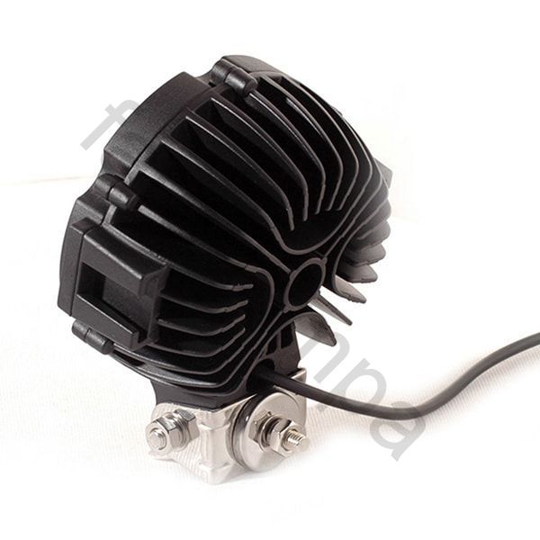 Круглая фара 51 Ватт дальнего света красная