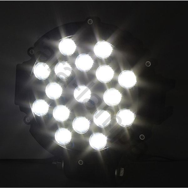 Круглая фара 51 Ватт дальнего света