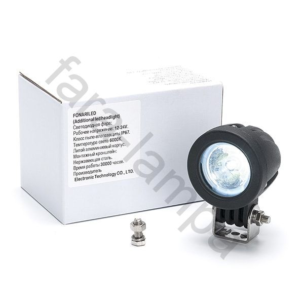 Светодиодная фара 10 ватт ближнего света