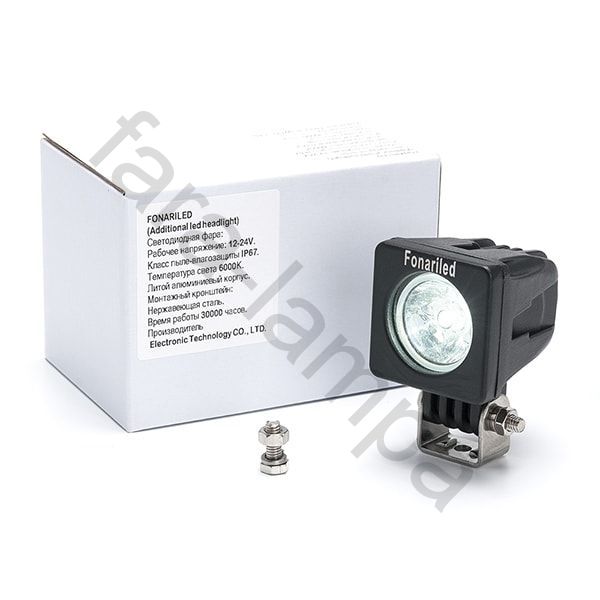 Светодиодная фара 1 диод ближнего света 10 ватт