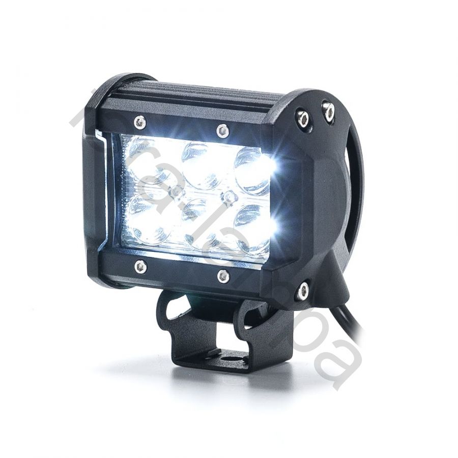 Фара светодиодная 6 диодов 18w дальний свет