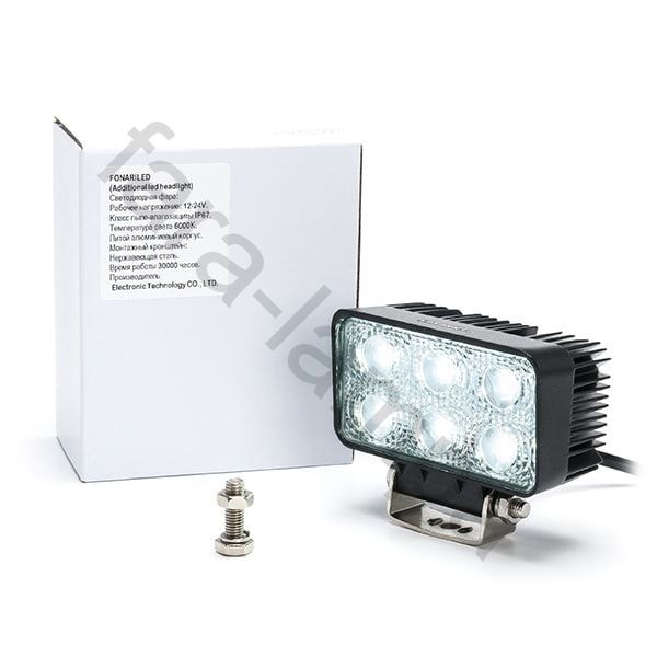 Фара 6 диодов дальнего света.