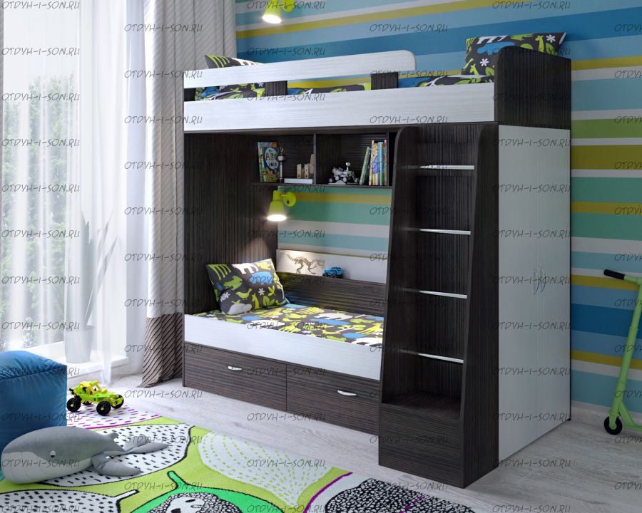 Кровать двухъярусная Юниор-6