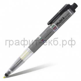 Набор Pentel Multi8 карандаш мех.+ 8 наборов цв.грифелей 2 мм, точилка PH802ST