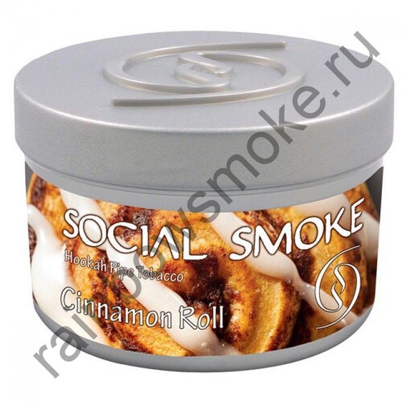 Social Smoke 1 кг - Cinnamon Roll (Булочка с корицей)