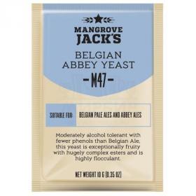 Дрожжи пивные Mangrove Jack's Belgian Abbey M47, 10 г