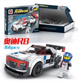 Конструктор Лего автомобиль Speed Champions Ауди Р8 166 деталей