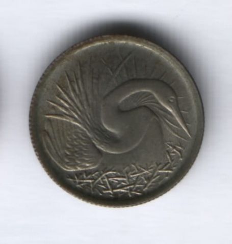 5 центов 1969 года Сингапур