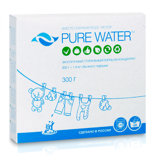 Pure Water - Стиральный порошок 300 г