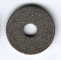 25 сантимов 1921 года Марокко VF