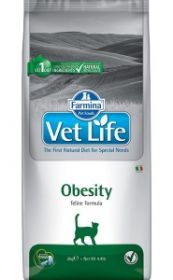 Фармина Vet Life Cat Obesity диета для кошек при ожирении, 10 кг