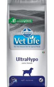 Фармина Vet Life Dog UltraHypo диета для собак при аллергиях и атопиях, 12 кг