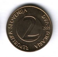 2 толара 1999 года Словения
