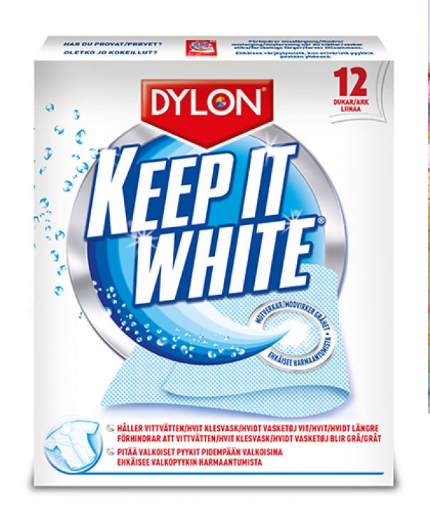 Салфетки против серого 12 шт DYLON KEEP IT WHITE
