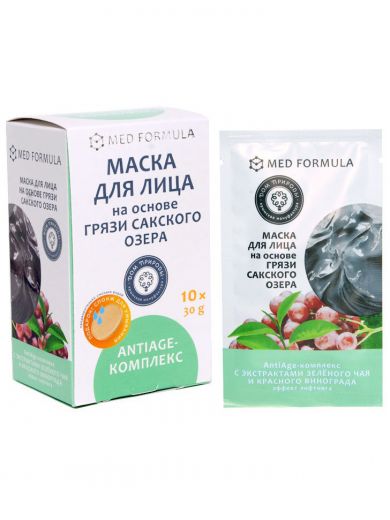 Маска для лица на основе Сакской грязи AntiAge-комплекс: эффект лифтинга 30 гр