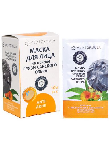 Маска для лица на основе Сакской грязи Anti-акне: для проблемной кожи 30 гр