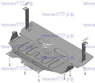 Защита картера, Motodor, сталь 1.5мм