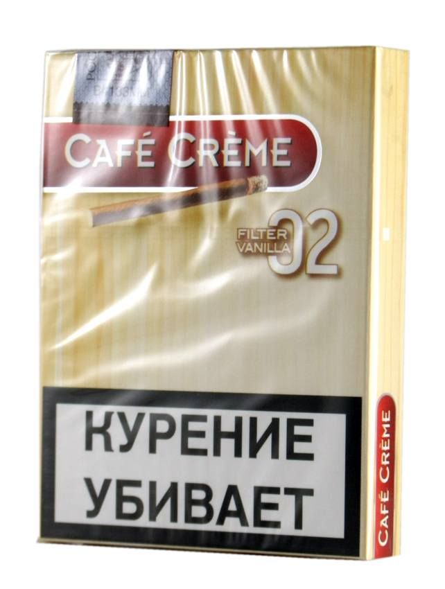 Сигариллы Cafe Creme 02 Filter Vanilla