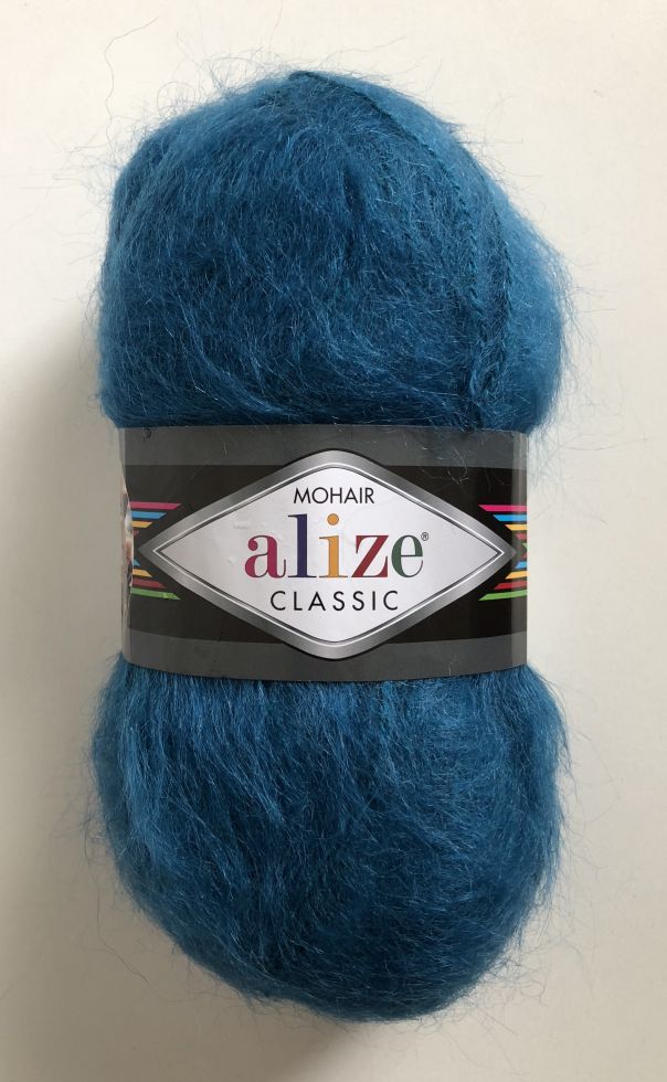 Mohair classik (Alize) 646-т. Бирюзовый