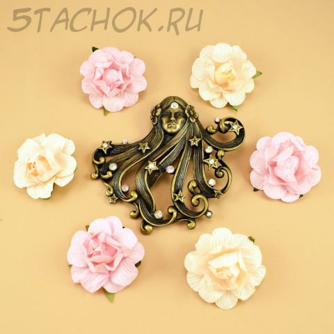 Брошь "Дама в стиле модерн" (JJ США)