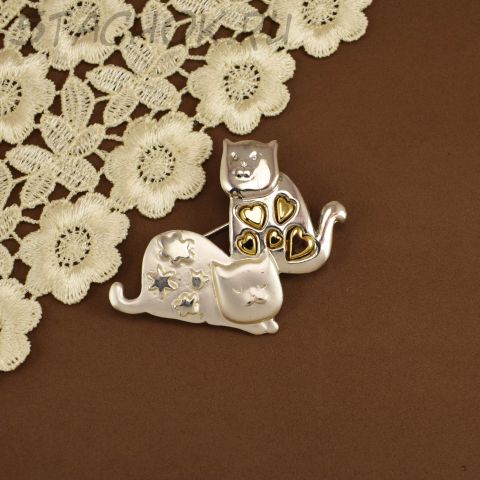 Брошь "Кисули" (Danecraft США)