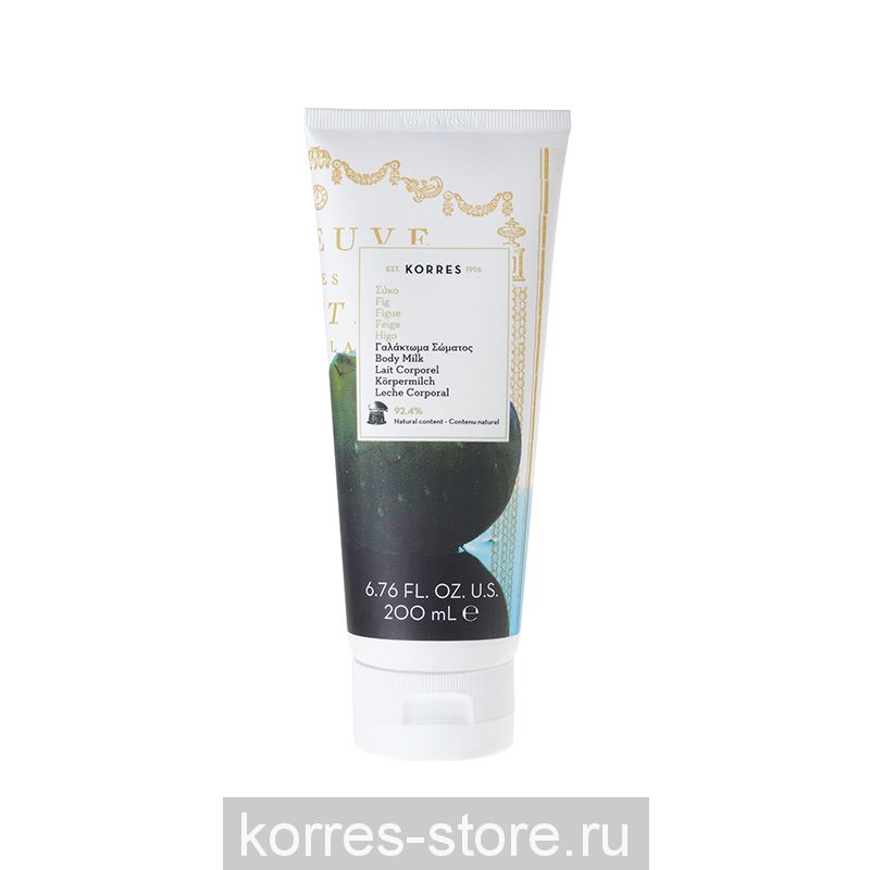 Korres Молочко для тела Инжир