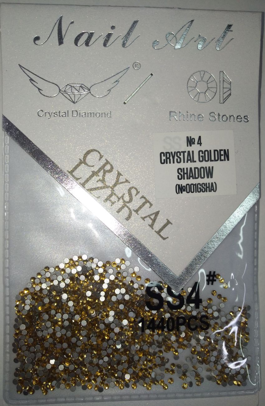 Стразы Nail Art SS4 CRYSTAL GOLDEN SHADOW (№001GSHA) 1440 шт