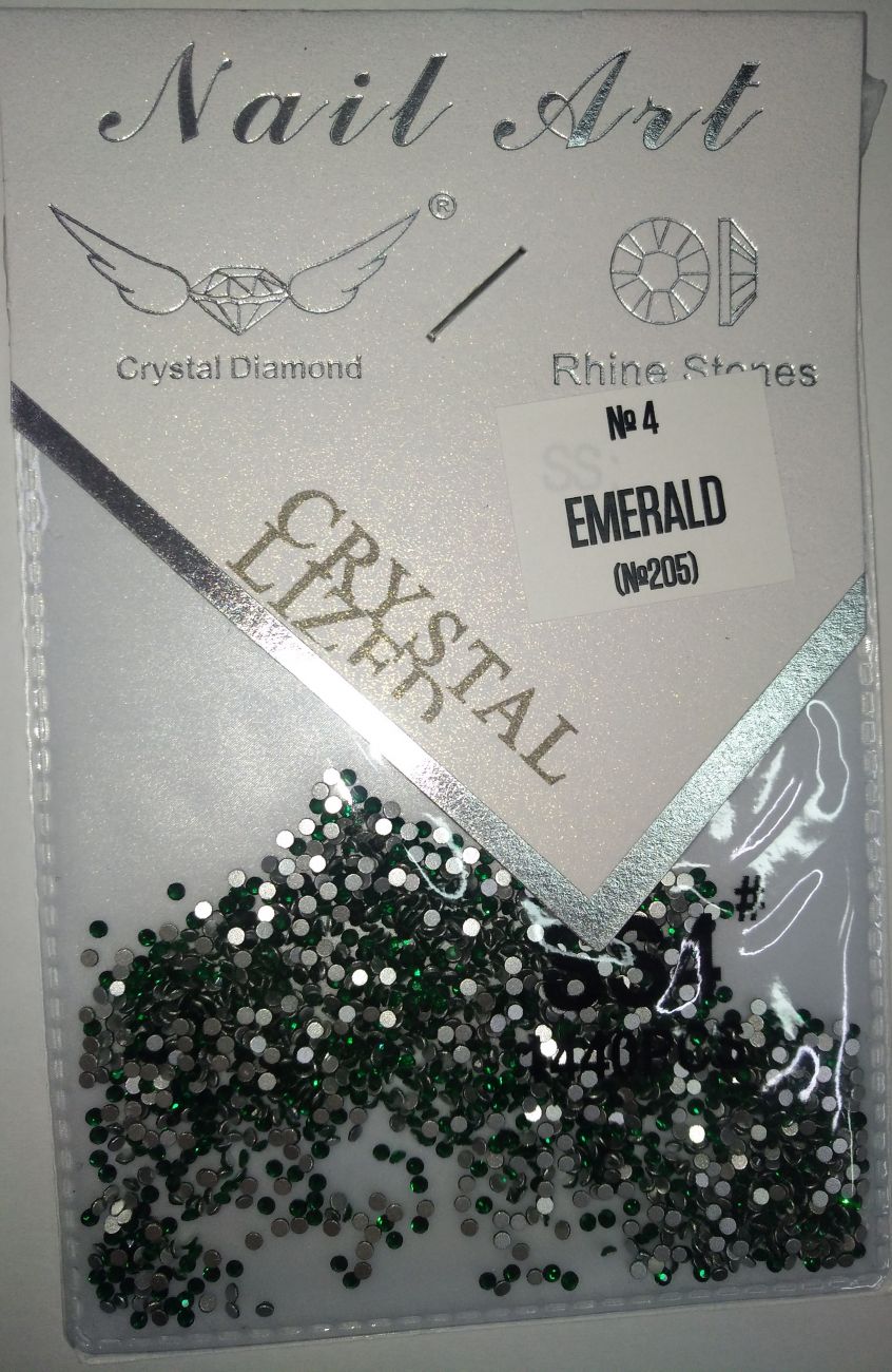 Стразы Nail Art SS4 EMERALD (№205) 1440 шт