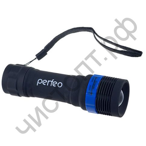 Фонарь руч. Perfeo LT-007, 80LM, Zoom пластик блистер