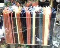 Ханолиевая Свеча восковая СИНЯЯ 1 шт.