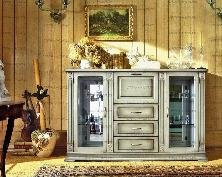 комод комбинированный Флоренция  (ШхГхВ):120х45х110