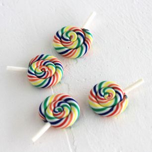 Леденец на палочке,  разноцветный (3 шт.)