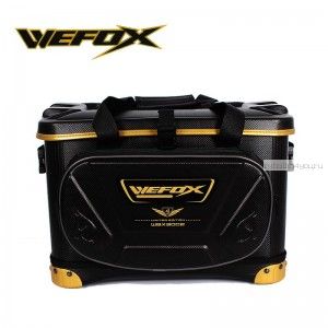 Сумка рыболовная Wefox WBX 3003 / 35L черно - желтая, жесткая, допустимая нагрузка 150кг