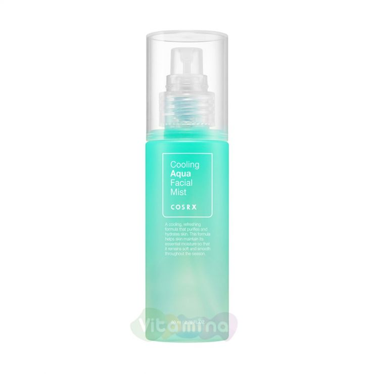 CosRX Увлажняющий мист для лица Cooling Aqua Facial Mist, 80 мл