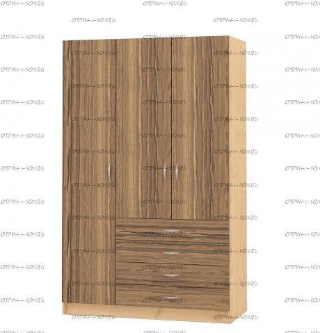 Шкаф трехдверный Рома 3.3 (120х52х200)