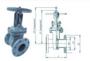 Задвижка кованая стальная фланцевая 30лс41нж Ду15 Ру16