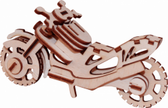 Деревянный конструктор  мотоцикл